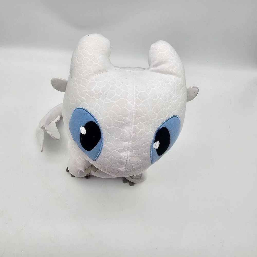 Squeeze‎ Growl Lightfury Dragon Plush Stuffed Animal Dreamworks Talking WORKS